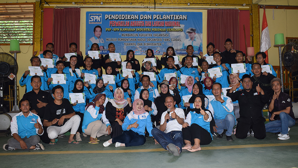 Pendidikan dan Pelantikan Perwakilan Anggota dan Laskar Nasional